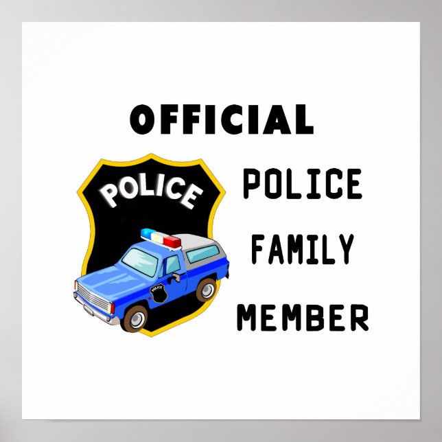 Official Police Family Poster (Front)