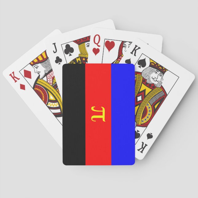 OFFICIAL POLYAMORY PRIDE FLAG -.png Playing Cards (Back)