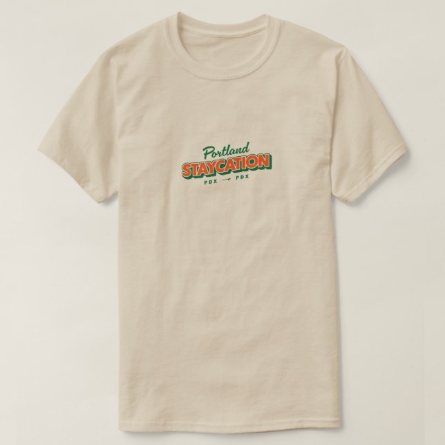 Official Portland Staycation T-Shirt (Light) (Design Front)
