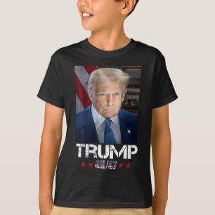 Official Portrait Of Trump 4547 Inauguration Day T-Shirt