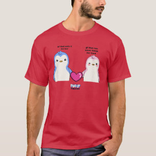 Official Pudgy Penguins Merch BF GF Duo Pengu Poll T-Shirt