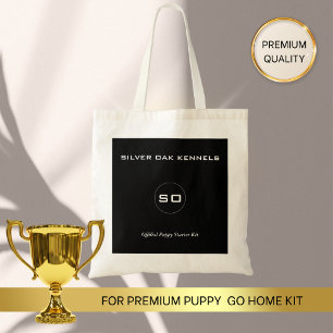 Official Puppy Starter BLACK & WHITE Kit Tote Bag