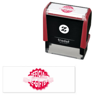 Official Re-Gifter in Red Self-inking Stamp