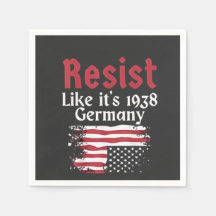 Official Resist Like It's 1938 Germany Resist Napkin
