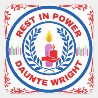 Official Rest in Power Daunte Wright Collection 2 Square Sticker