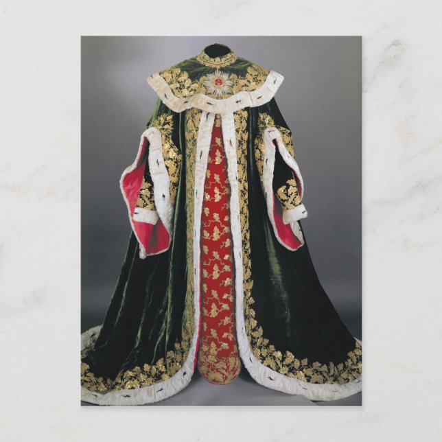 Official robes of the Hungarian Postcard (Front)