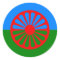 Official Romany gypsy flag