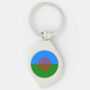 Official Romany gypsy flag Key Ring