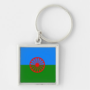 Official Romany gypsy flag Keychain