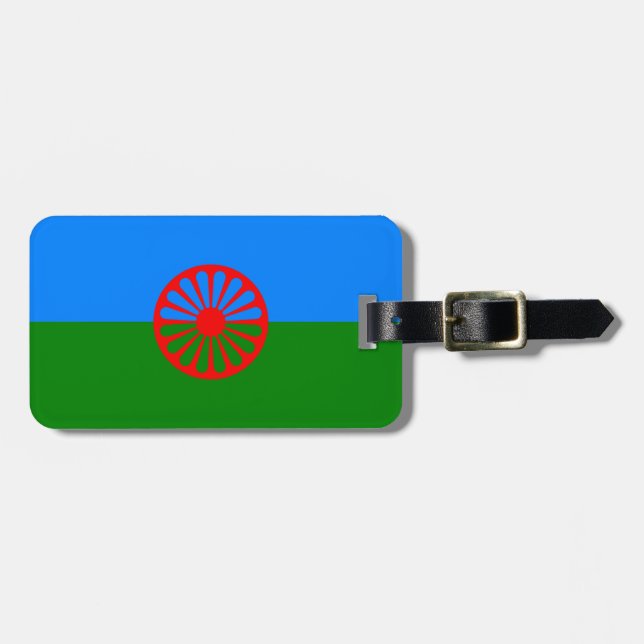 Official Romany gypsy flag Luggage Tag (Front Horizontal)