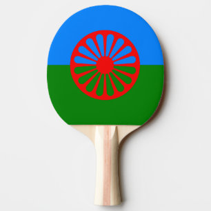 Official Romany gypsy flag Ping Pong Paddle