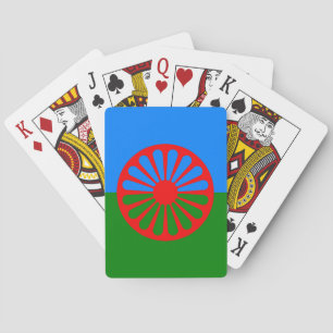 Official Romany Gypsy flag Playing Cards