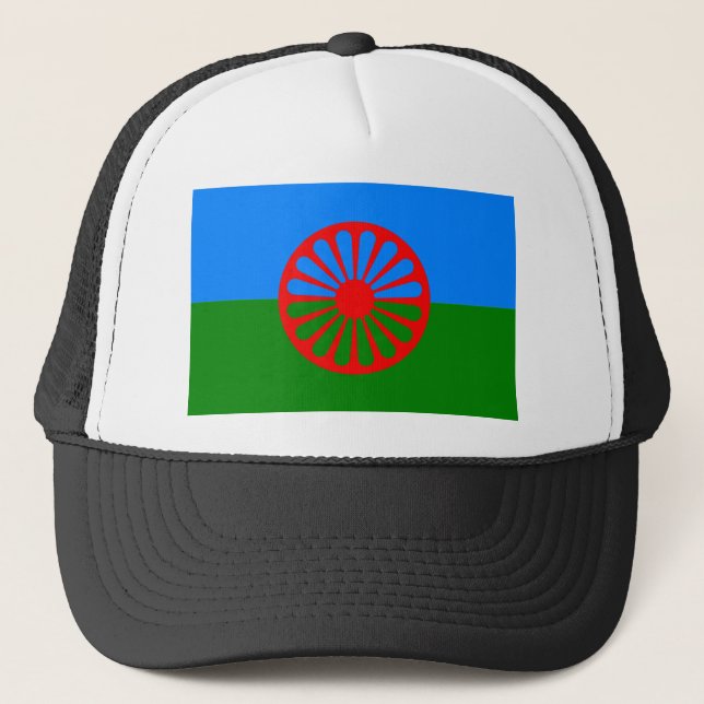 Official Romany gypsy flag Trucker Hat (Front)