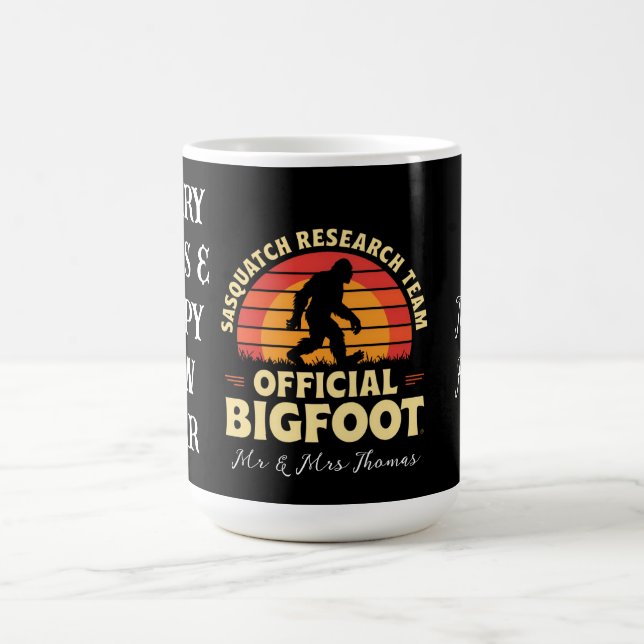  Official Sasquatch Research Team: Bigfoot Hunters Coffee Mug (Center)