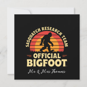 Official Sasquatch Research Team: Bigfoot Hunters Invitation