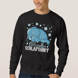 Official Sleep  Elephant Sleep Pyjamas For Women Sweatshirt