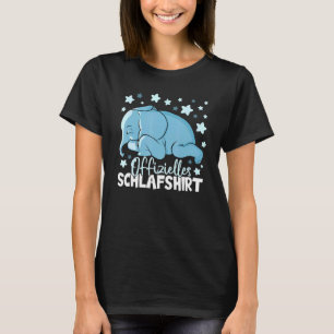 Official Sleep Elephant Sleep Pyjamas For Women T-Shirt