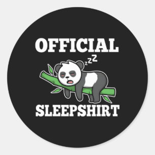 Official Sleep Panda Classic Round Sticker