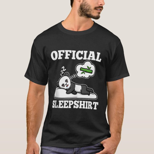 Official Sleep Panda T-Shirt (Front)