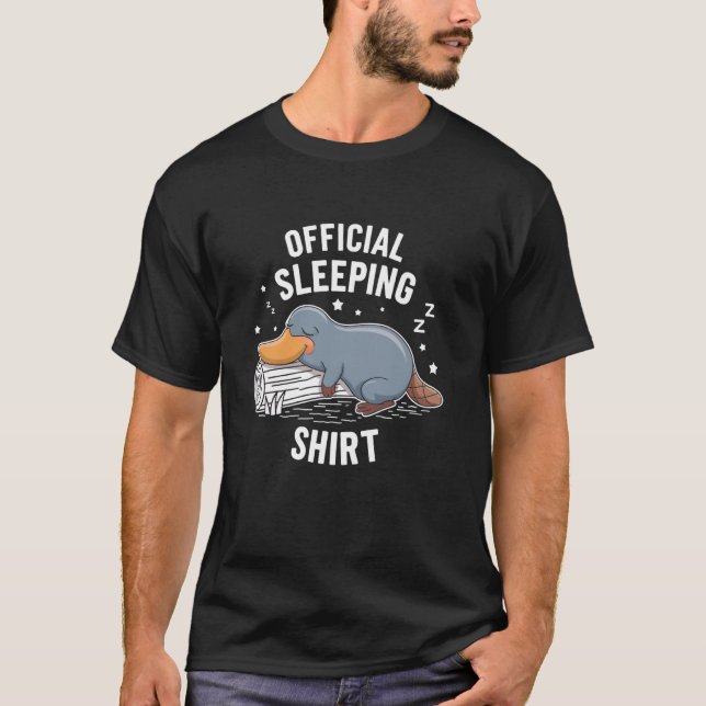 Official Sleep Platypus T-Shirt (Front)
