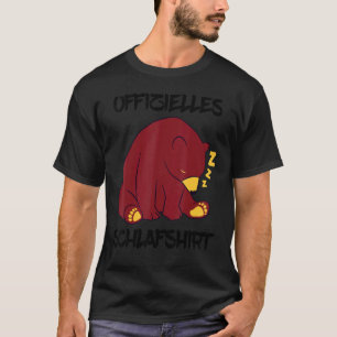 Official Sleep  Pyjamas  Nightdress Bear Sleep T-Shirt