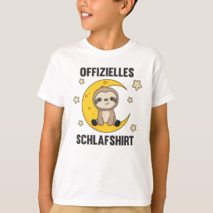 Official Sleep Shirt Sloth Moon Stars Sweet