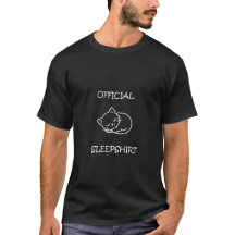 Official Sleepshirt - Cute Sleeping Cat
