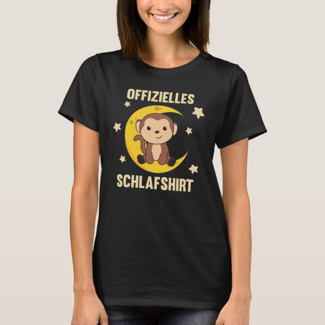 Official Sleepshirt Monkey Moon T-Shirt (Front)
