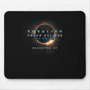 Official Solar Eclipse 2024 Rochester Mouse Pad