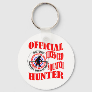 Official squatch hunter key ring