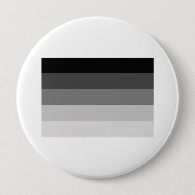 OFFICIAL STRAIGHT PRIDE FLAG 10 CM ROUND BADGE (Front)
