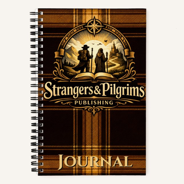 Official Strangers and Pilgrims  Notebook (Front)