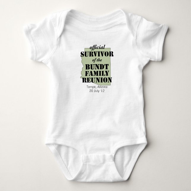 Official Survivor Baby Bodysuit (Front)