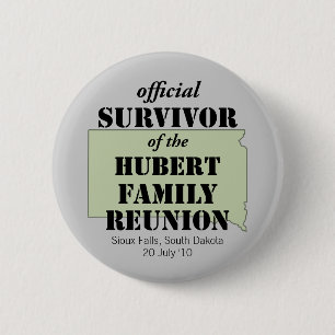 Official Survivor (green) 6 Cm Round Badge