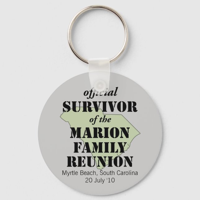 Official Survivor (green) Key Ring (Front)