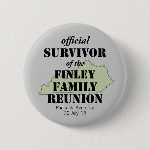 Official Survivor of Family Reunion - Kentucky 6 Cm Round Badge
