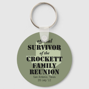 Official Survivor of Texas Family Reunion Keychain