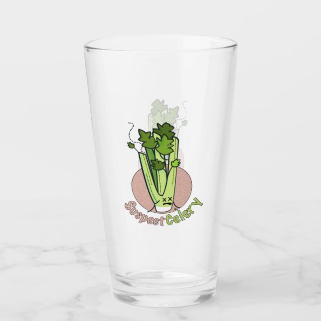 Official SuspectCelery™ Girl Gamer Logo Glass (Front)