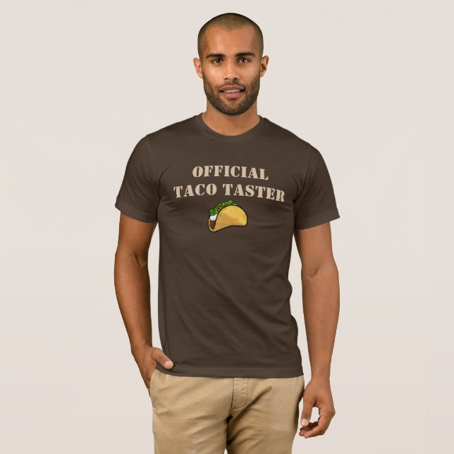 Official Taco Taster T-shirt (Front Full)