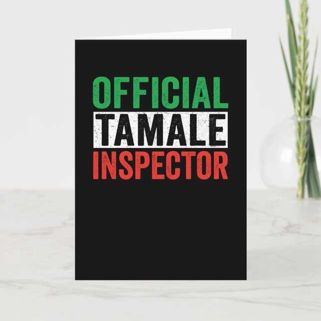 Official Tamale Inspector Card (Front)
