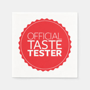 Official Taste Tester Napkin