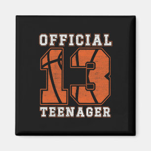 Official Teenager 13th Birthday Boy Party Bysketby Magnet