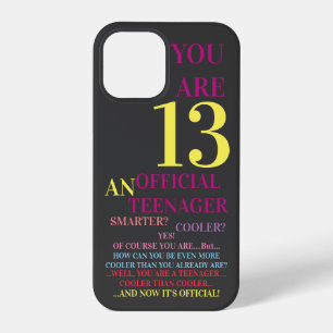 Official Teenager 13th Birthday Girl iPhone 12 Pro Case