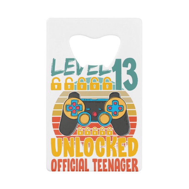 Official Teenager 13th Birthday Level 13 Unlocked (Front)