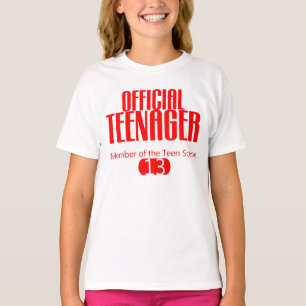 Official TEENAGER 13th BIRTHDAY Tee