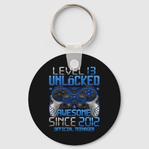 Official Teenager Level 13 Unlocked Gifts 13th Bir Key Ring