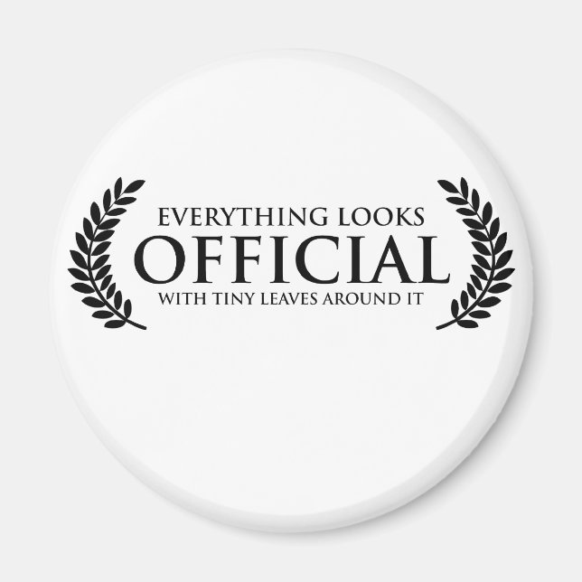 Official Tiny Leaves Magnet (Front)