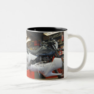 Official Tool Girl Holley - Andy Mechanic mug! Two-Tone Coffee Mug