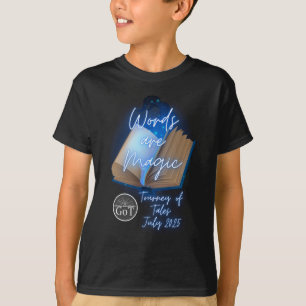 Official Tourney of Tales July 2025 Kids T-shirt