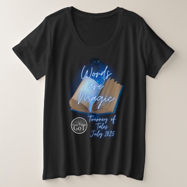 Official Tourney of Tales July 2025 T-shirt Plus Size T-Shirt (Design Front)